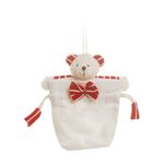 Bolsinha Urso Bege Vermelho (Bolsinhas) - 1 Un