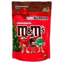 Confeito Chocolate Ao Leite M&Ms Natal 148g - Mars