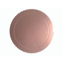 Cakeboard 18cm Rose Gold - Silverplastic - 1 Un