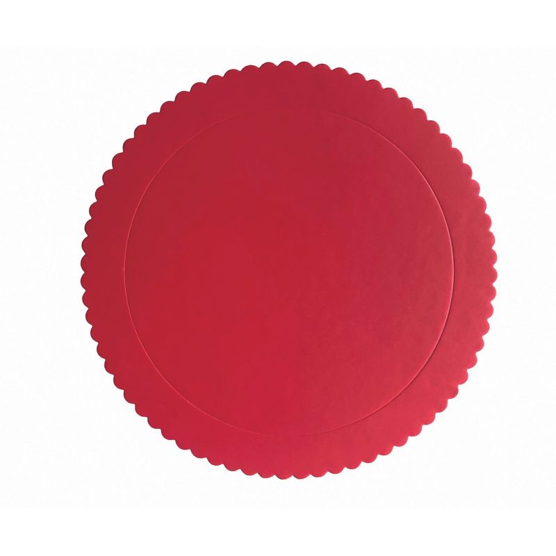 Cakeboard 18cm Vermelho - Silverplastic - 1 Un