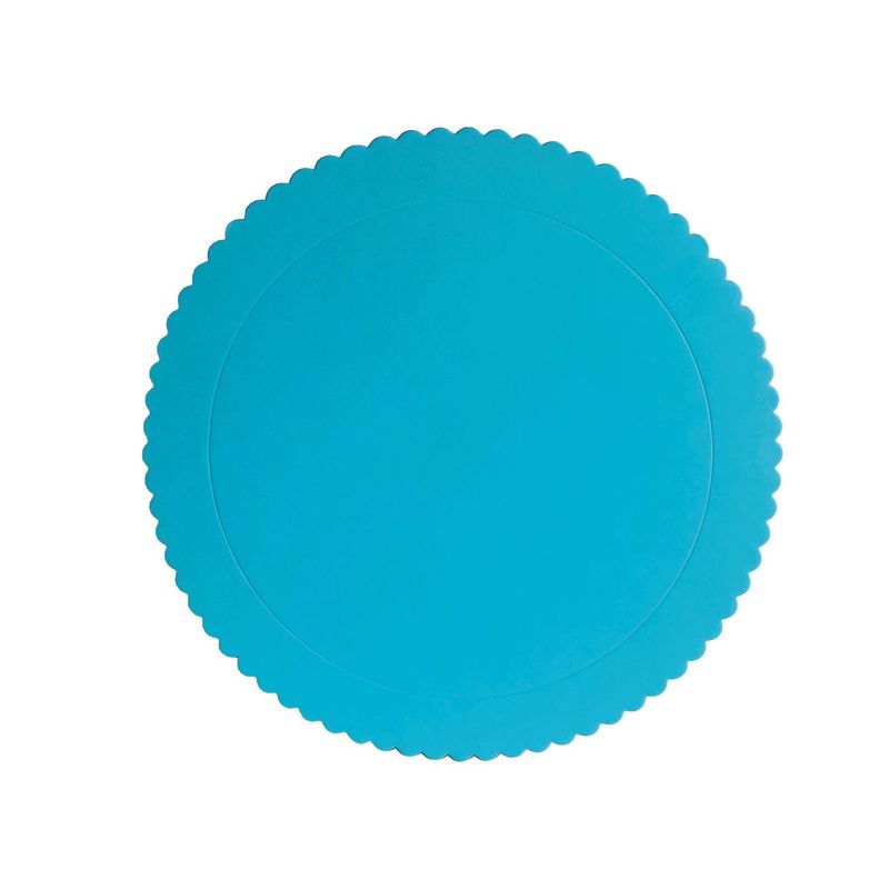 Cakeboard 18cm Azul Bebe - Silverplastic