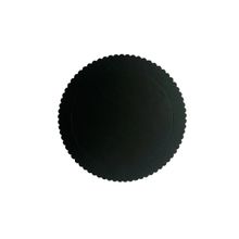 Cakeboard 26cm Preto - Silver Plastic - 1 Un
