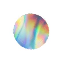 Cakeboard 21cm Furta Cor - Silver Plastic - 1 Un