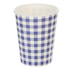 Copo Xadrez - Silver Plastic - 10 Un