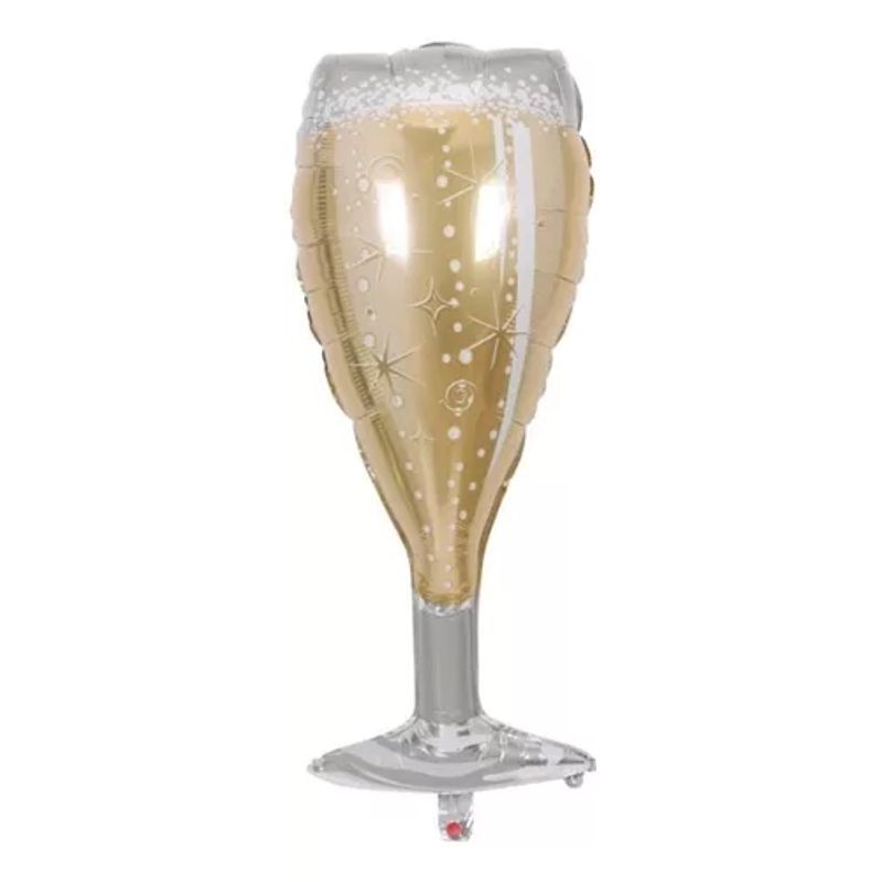 Balão Metalizado Taça de Champanhe 2 - 90 cm