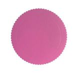 Cakeboard 35cm Rosa Bebê - Silver Plastic - 1 Un