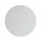 Cakeboard 35cm Branco - Silver Plastic - 1 Un
