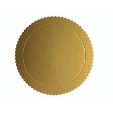 Cakeboard 35cm Dourado - Silver Plastic - 1 Un