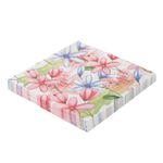 Guardanapo Folha Dupla Estampado Floral 33 cm x 33 cm - SilverPlastic - 20 un