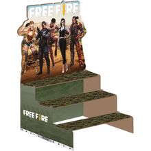 MDF Escada para Doces Free Fire - Festcolor - 1Un