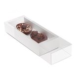 Caixa Luva Moldura para 2 Meio Ovo 50G Branco - 10 Un