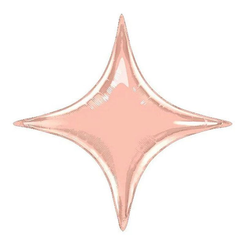 Balão Qualatex 40" - Shape Solto - Starpoint Ouro Rosê - 1 Un