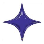 Balão Qualatex 20" - Shape Solto - Starpoint Roxo Quartzo - 1 Un