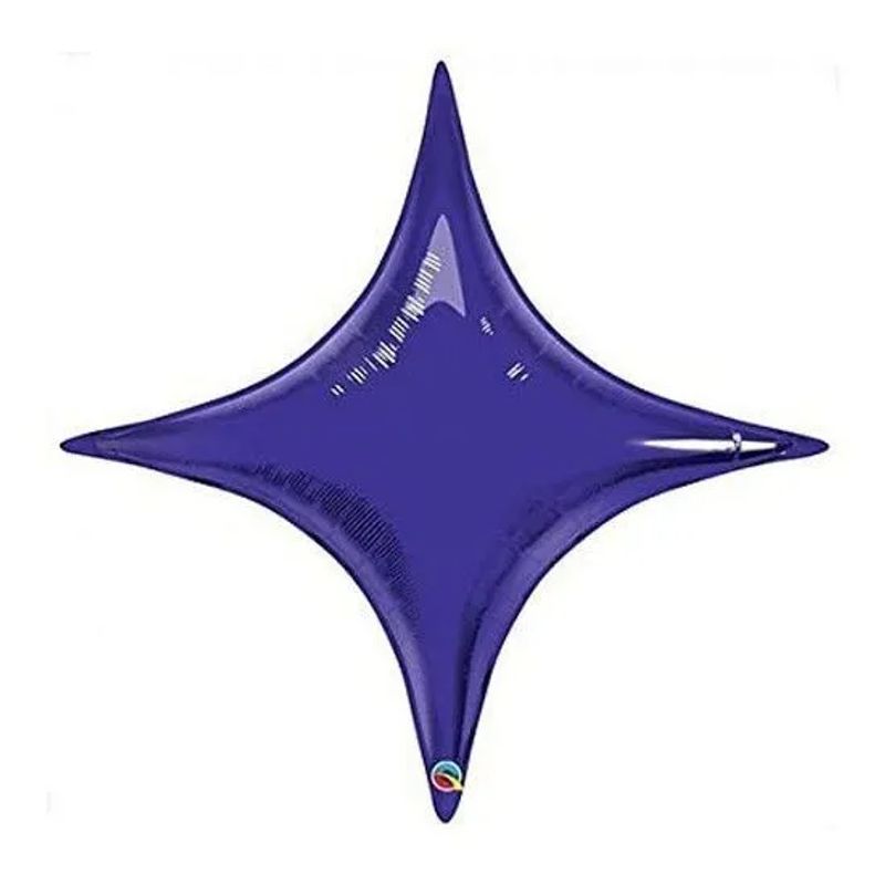 Balão Qualatex 20" - Shape Solto - Starpoint Roxo Quartzo - 1 Un