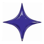 Balão Qualatex 40" - Shape Solto - Starpoint Roxo Quartzo - 1 Un