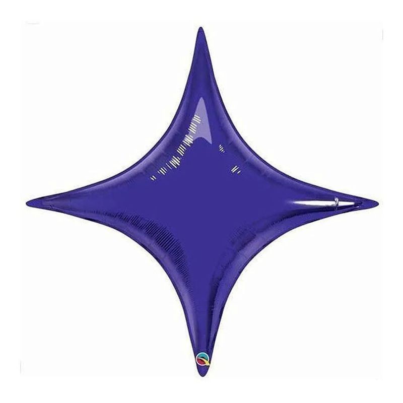 Balão Qualatex 40" - Shape Solto - Starpoint Roxo Quartzo - 1 Un