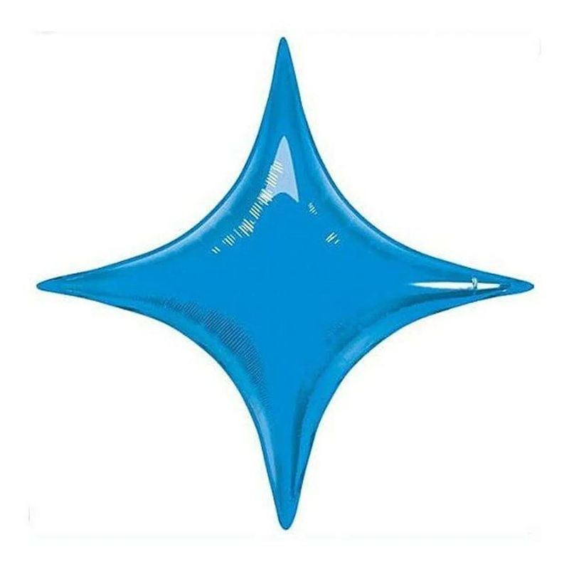 Balão Qualatex 20" - Shape Solto - Starpoint Azul Safira - 1 Un