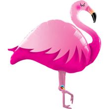 Balão Qualatex 46" - Shape - Flamingo Rosa - 1 Un