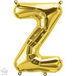 Balão Qualatex 34" - Letra - Z Ouro - 1 Un