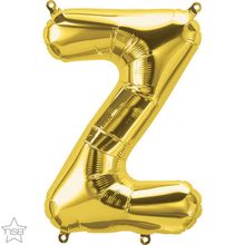 Balão Qualatex 34" - Letra - Z Ouro - 1 Un
