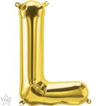 Balão Qualatex 34" - Letra - L Ouro - 1 Un