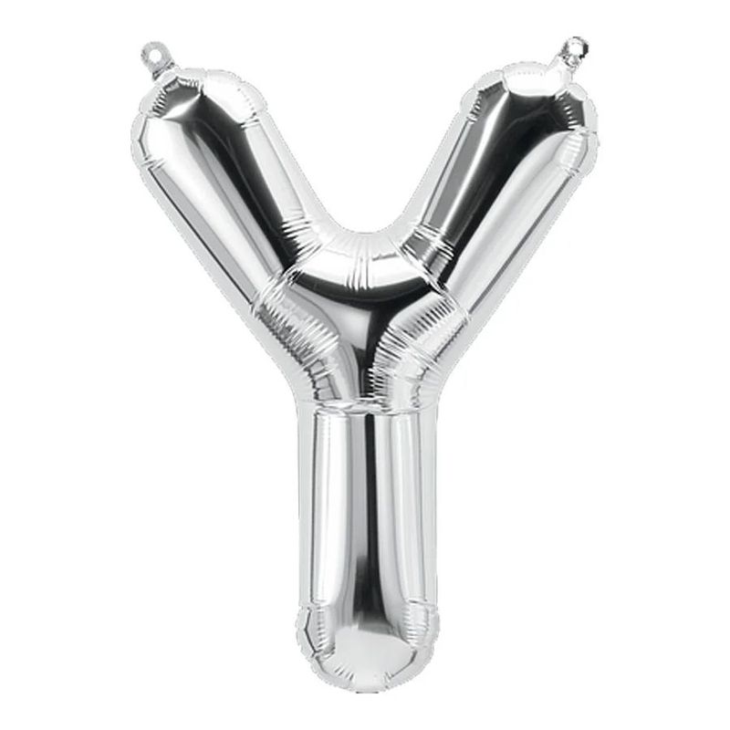 Balão Qualatex 34" - Letra - Y Prata - 1 Un