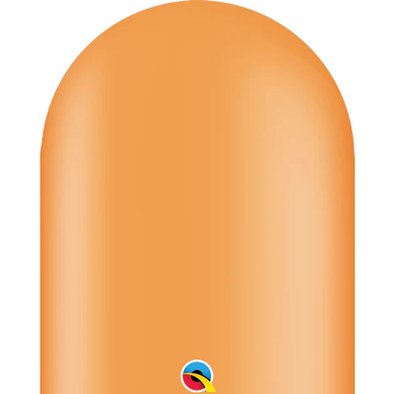 Balão Qualatex 646Q Laranja - Liso Látex - 50 Un