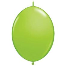 Balão Qualatex 12" - Q-Link Verde Lima - Liso Látex - 50 Un