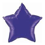 Balão Qualatex 20" - Estrela - Roxo Quartzo Metalizado Liso - 1 Un