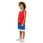 Fantasia One Piece Luffy Infantil Cosplay Abrakadabra Fantasias G