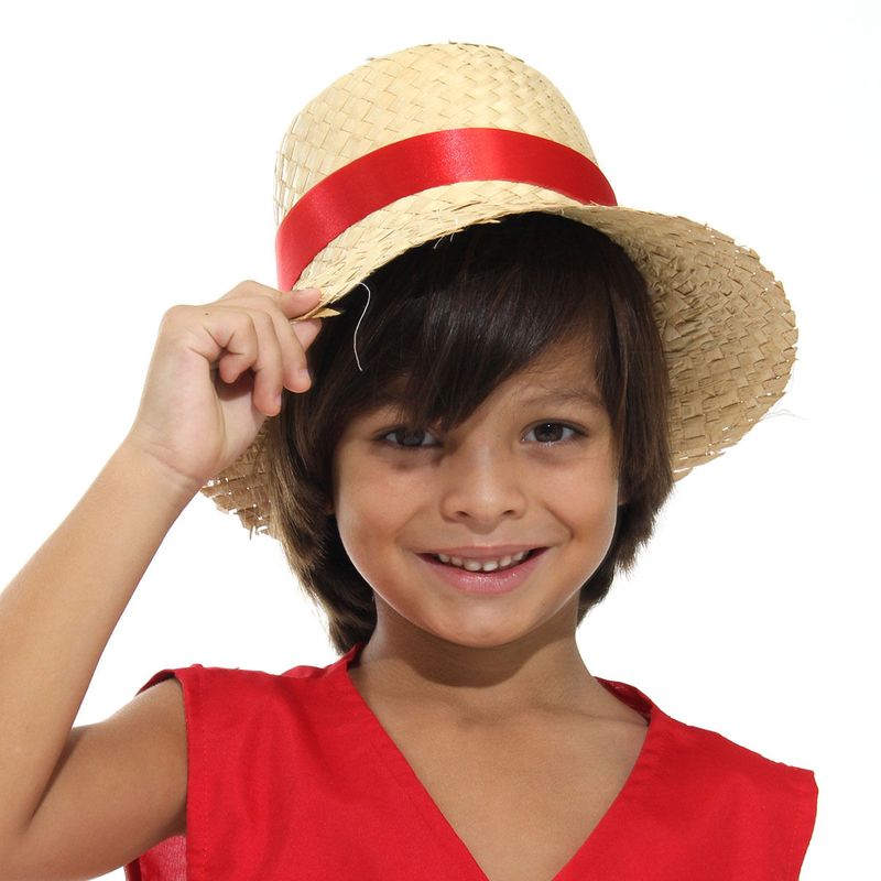 Fantasia One Piece Luffy Infantil Cosplay Abrakadabra Fantasias G