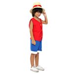 Fantasia One Piece Luffy Infantil Cosplay Abrakadabra Fantasias G