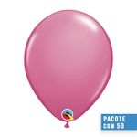 Balão Qualatex 11" - Qx Party Balloon Pkg Plain - Rosa Mex - 6 Un