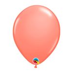 Balão Qualatex 11" - Qx Party Balloon Pkg Plain - Coral - 6 Un