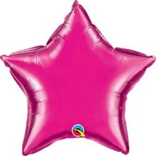 Balão Qualatex 36" - Estrela - Magenta Metalizado Liso - 1 Un