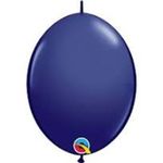 Balão Qualatex 6" - Q-Link Azul Marinho - Liso Látex - 50 Un