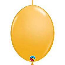 Balão Qualatex 12" - Q-Link Amarelo Ouro - Liso Látex - 50 Un