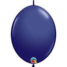 Balão Qualatex 12" - Q-Link Azul Marinho - Liso Látex - 50 Un