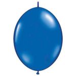 Balão Qualatex 6" - Q-Link Azul Safira - Liso Látex - 50 Un