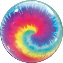 Balão Qualatex 22" - Bubble Simples - Tie Dye Swirls - 1 Un