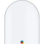 Balão Qualatex 646Q Diamante Transparente - Liso Látex - 50 Un
