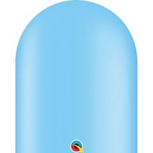Balão Qualatex 646Q Azul Claro - Liso Látex - 50 Un