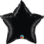 Balão Qualatex 20" - Estrela - Preto Onix Metalizado Liso - 1 Un