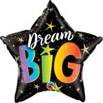 Balão Qualatex 20" - Estrela - Dream Big-Estrelas Arco-Íris - 1 Un