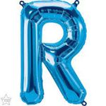 Balão Qualatex 16" - Letra - R Azul - 1 Un