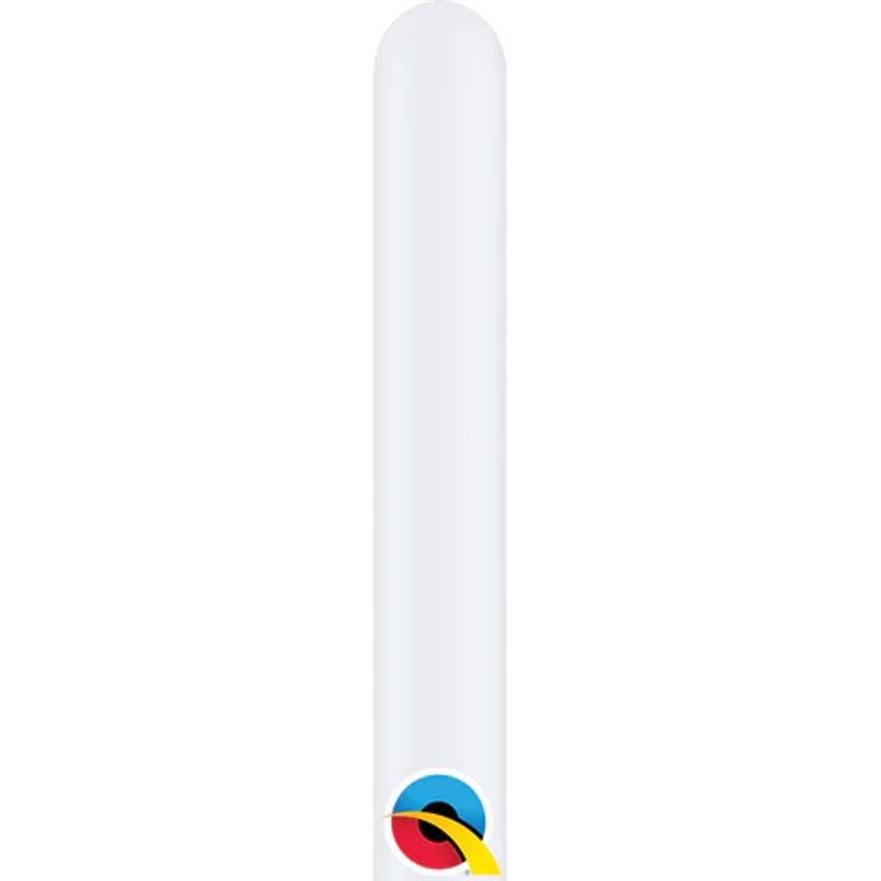 Balão Qualatex 321Q Branco - Liso Látex - 100 Un