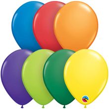Balão Qualatex 5" - Redondo Sortido Carnaval - Liso Látex - 100 Un