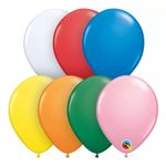 Balão Qualatex 5" - Redondo Sortido Estandarte Coração E Bc - Liso Látex - 100 Un