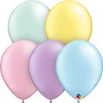 Balão Qualatex 11" - Redondo Sortido Joia Redondo - Birthday-Estrelas E Espirals - 50 Un