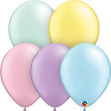 Balão Qualatex 11" - Redondo Sortido Joia Redondo - Birthday-Estrelas E Espirals - 50 Un